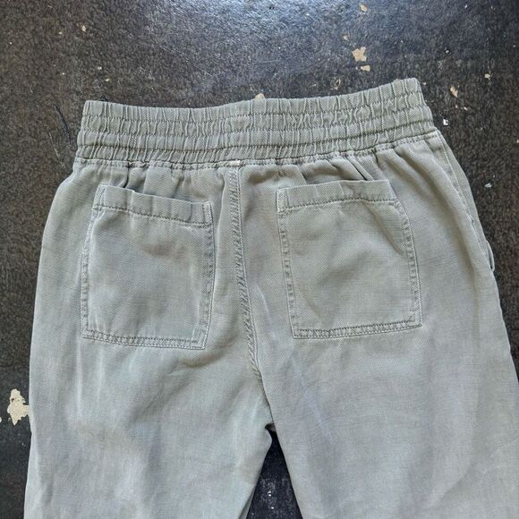 Zara Women’s Essential Pants Size Medium Distressed W Drawstrings Cotton Blend - Picture 10 of 10